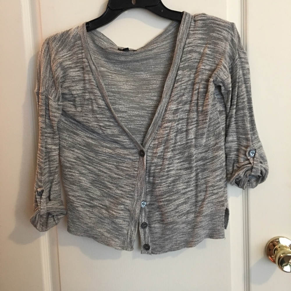 Express crop cardigan